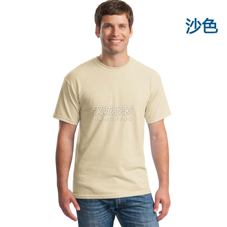 沙色男士t恤衫